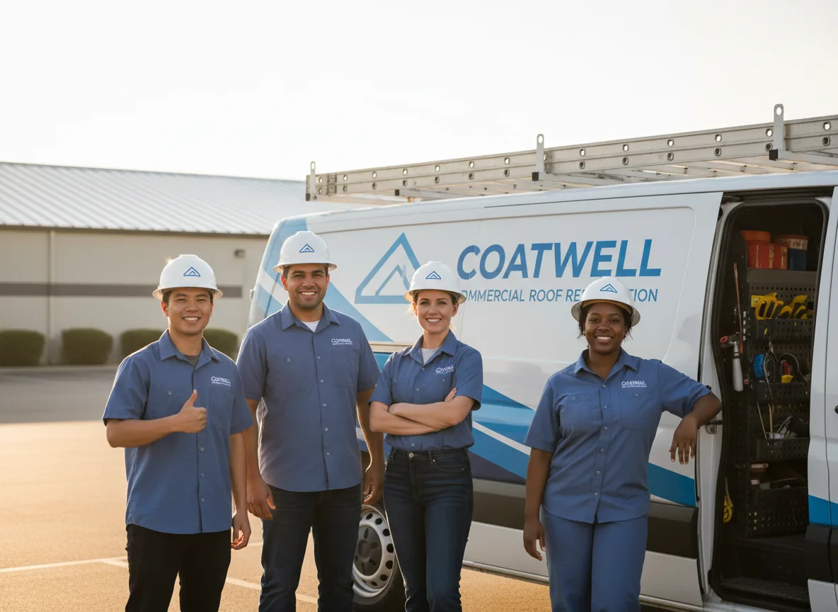Commercial roof coating company in Hume, IL